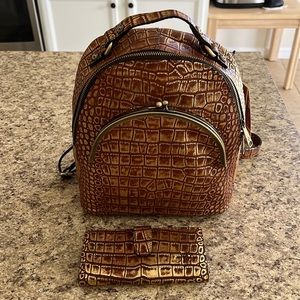 Patricia Nash backpack and wallet (new)
